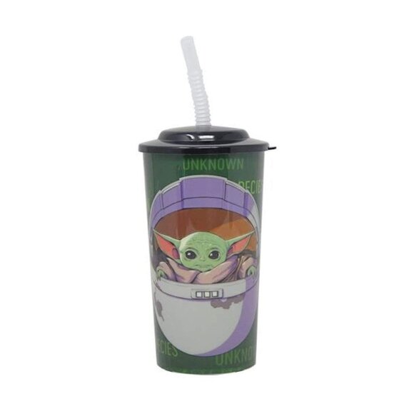 Star Wars The Mandalorian The Child 16 oz Sports Tumbler - NEW - Picture 1 of 2